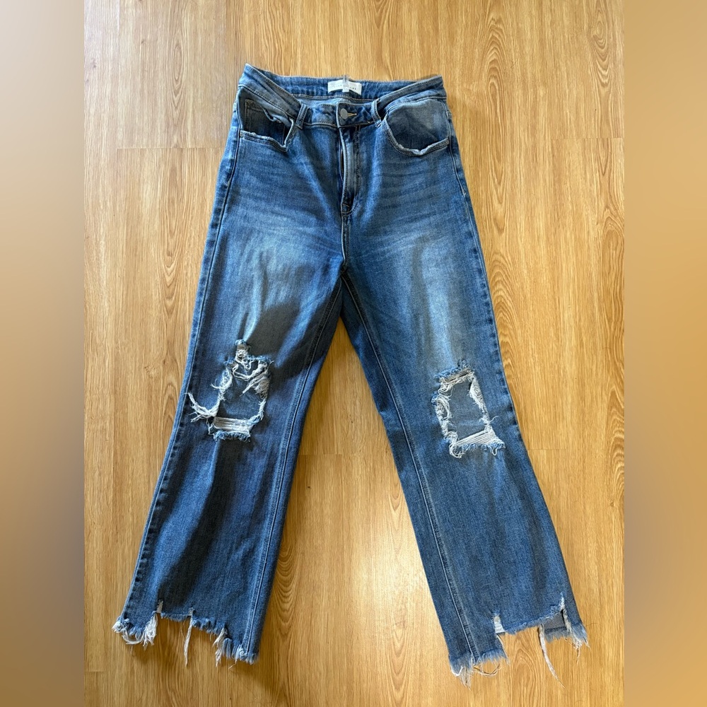 Risen Kick Flare Jeans